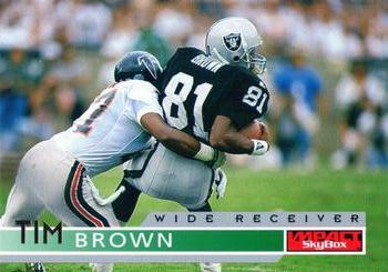 Tim Brown Oakland Raiders 1995 SkyBox Impact NFL #75